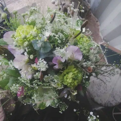 地元のお花屋さんとのコラボ